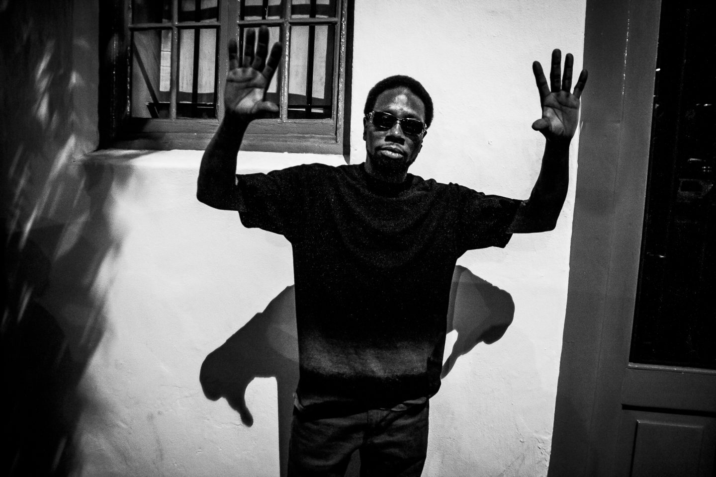 Jazzy Jay after the party... "Where are we going now people?".